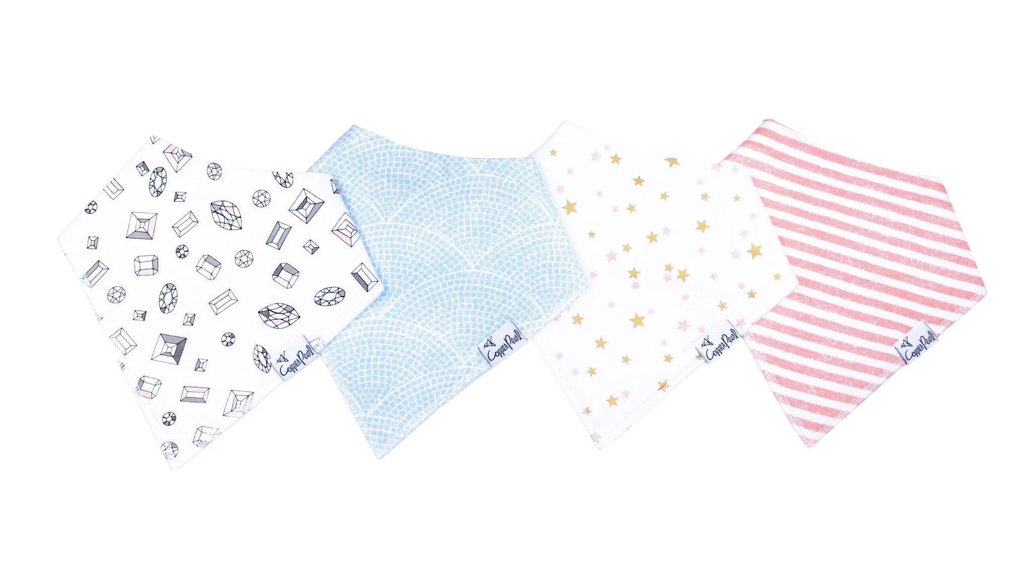 Copper Pearl Baby Bandana Bibs | Isla