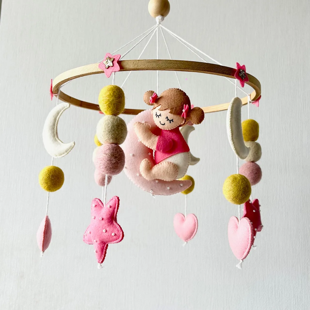 Cot / Crib Mobile - Dreamy Princess Bella