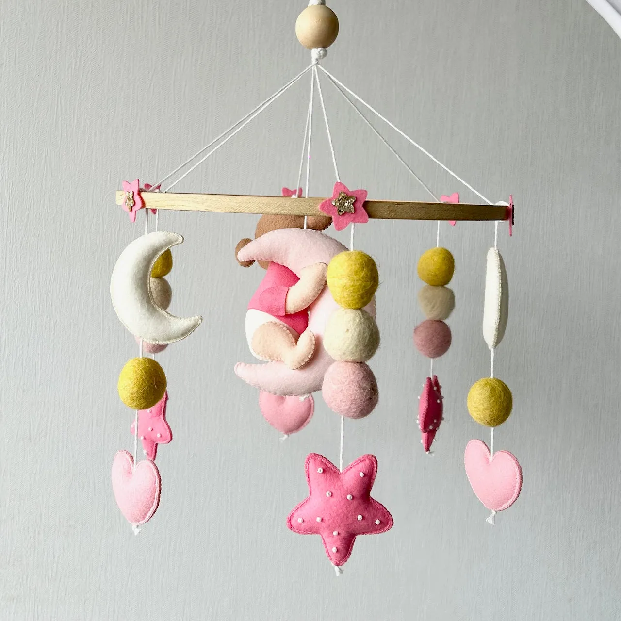 Cot / Crib Mobile - Dreamy Princess Bella