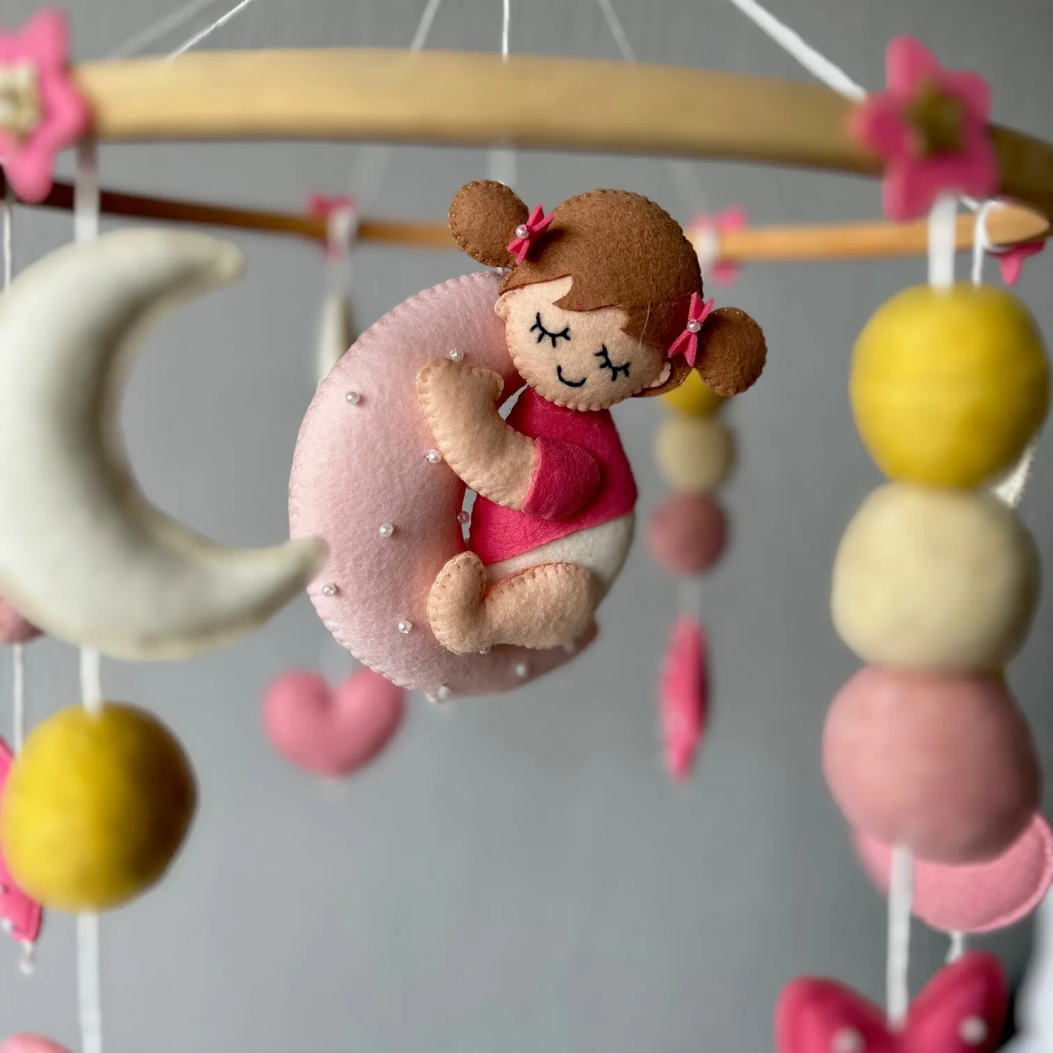 Cot / Crib Mobile - Dreamy Princess Bella