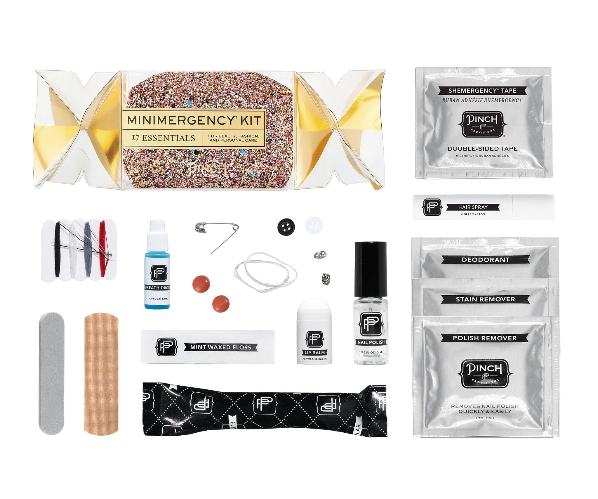 Cracker Mini Emergency Kit (Rose Gold Glitter)