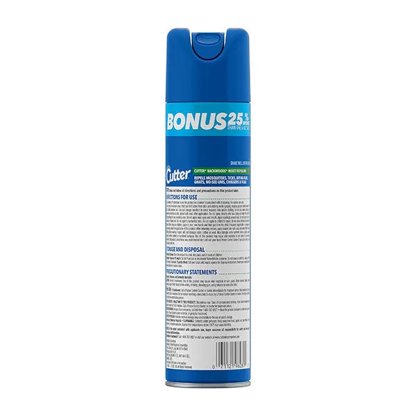 Cutter® Backwoods® Insect Repellent Aerosol Spray (7.5 oz.)