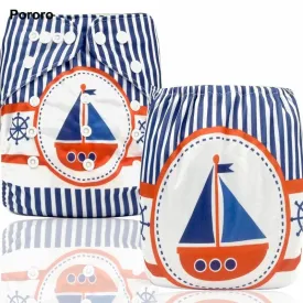 Dah Boat One Size Cloth Baby Diaper