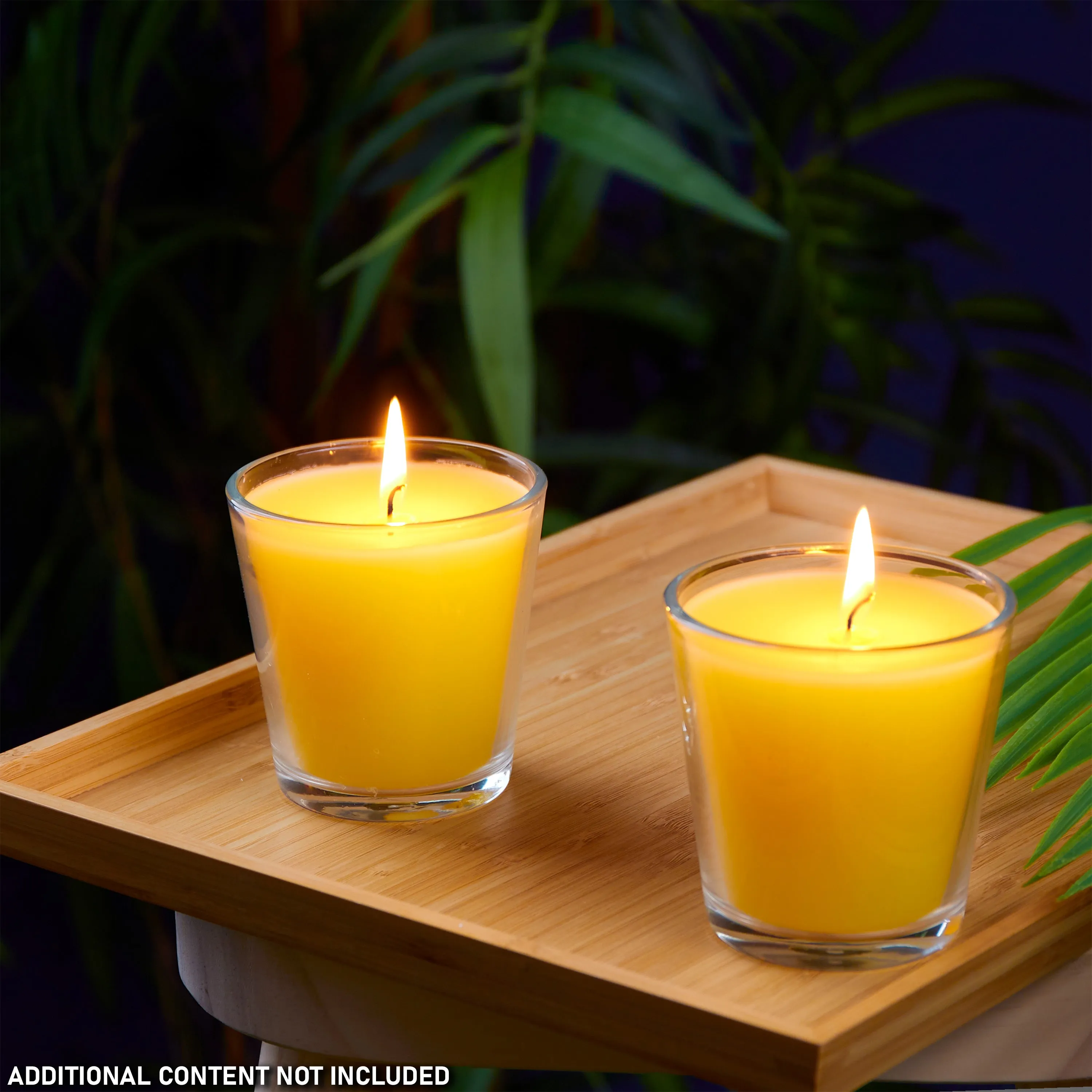 Deco Express Citronella Candle Set, Insect Repellent Jar Candles - Pack of 2/30 Hour Burn Time