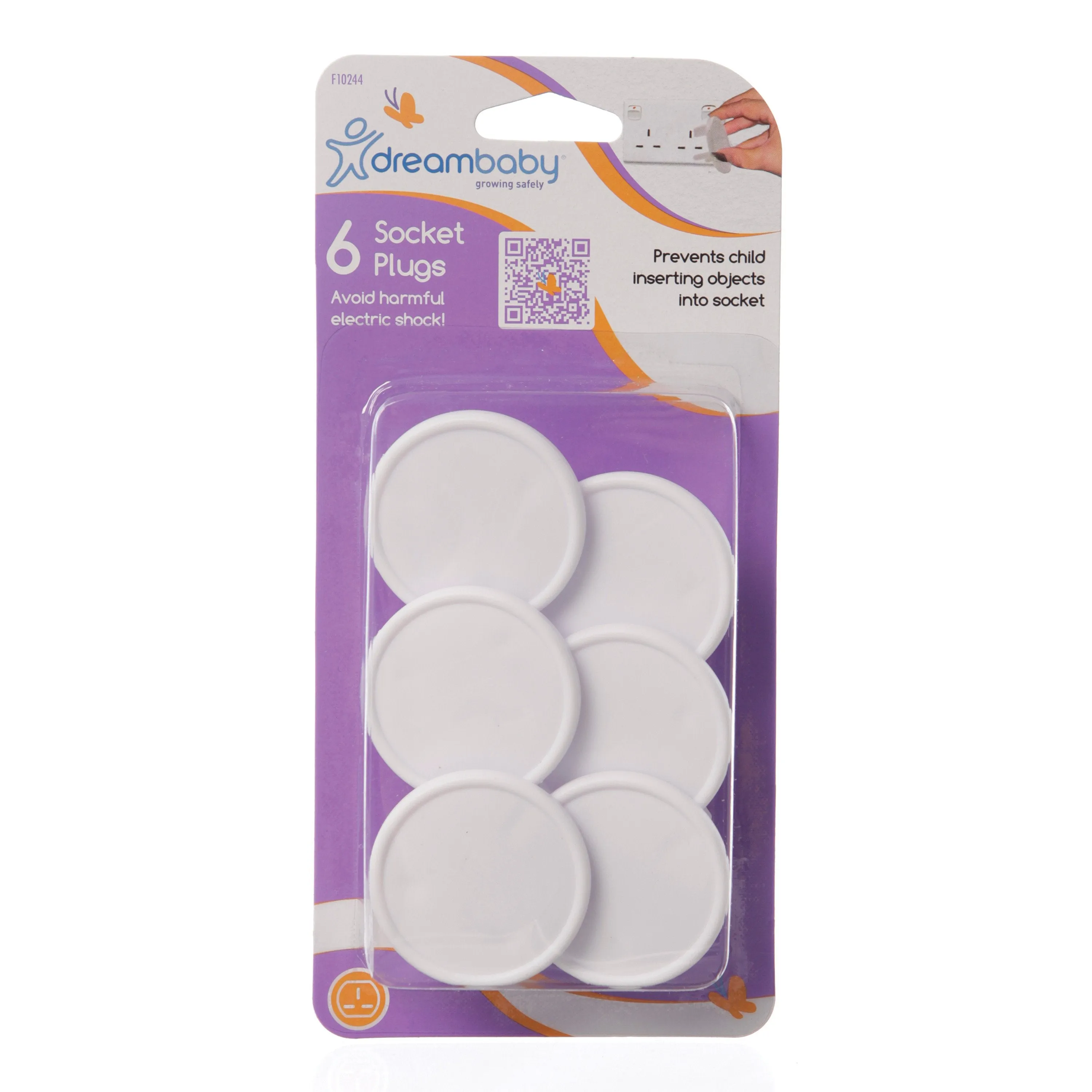 Dreambaby Outlet Plugs 6pk DB10244