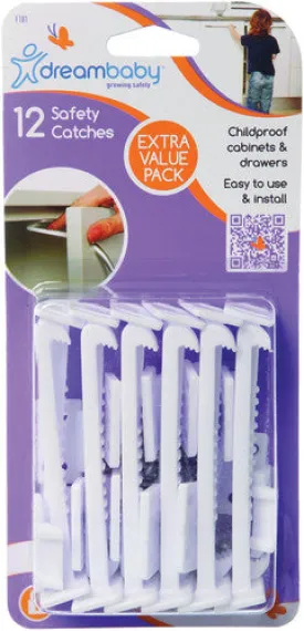 Dreambaby Safety Catches, Pack of 12