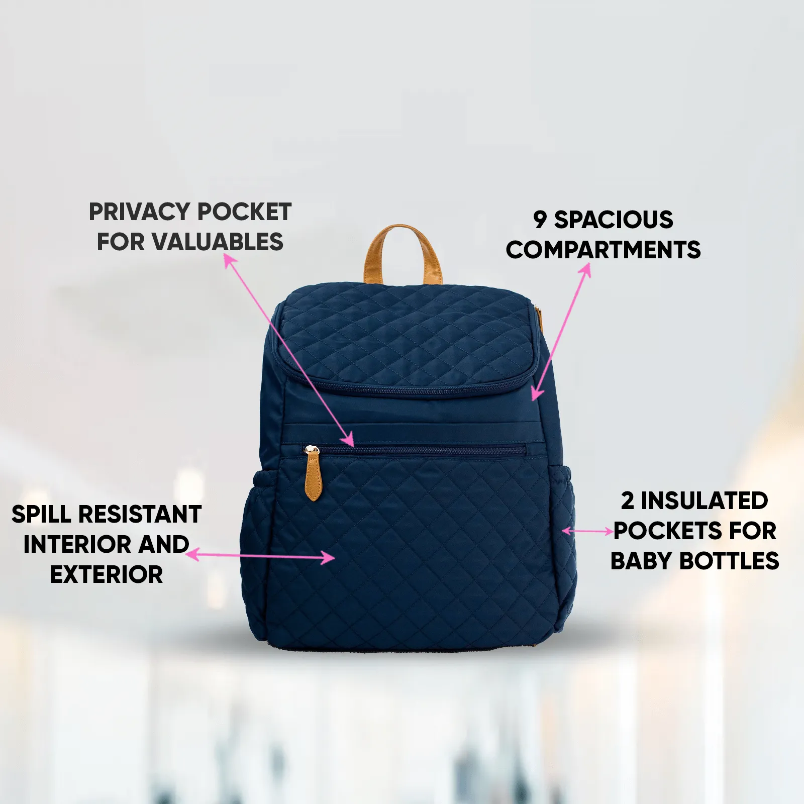 Essential Nappy Backpack | Blue