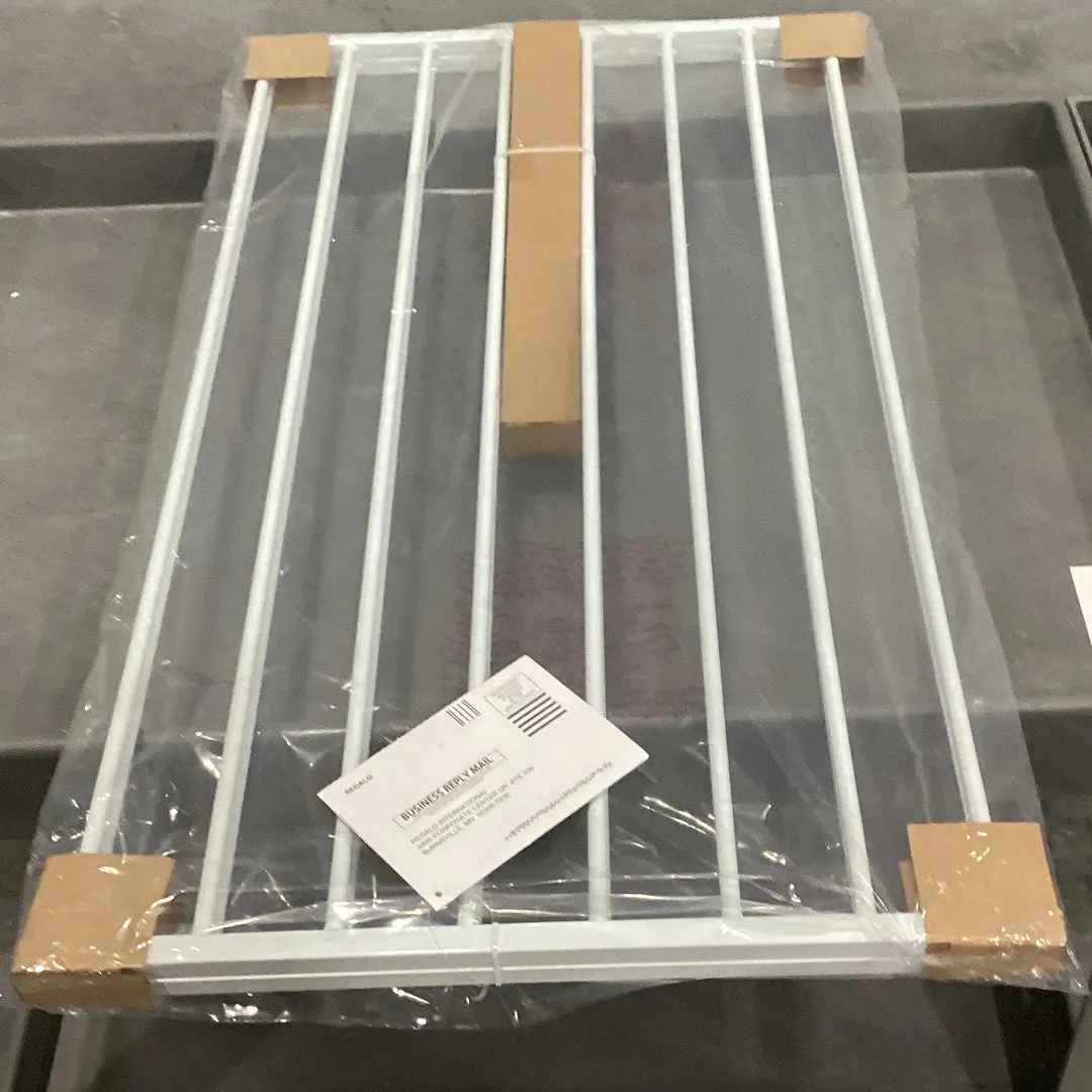 Extra Tall Top of Stairs Safety Gate - White