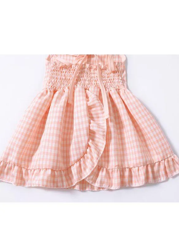 Fashion Toddler Infant Girl Summer Ruffle Sleeve Casual Dress