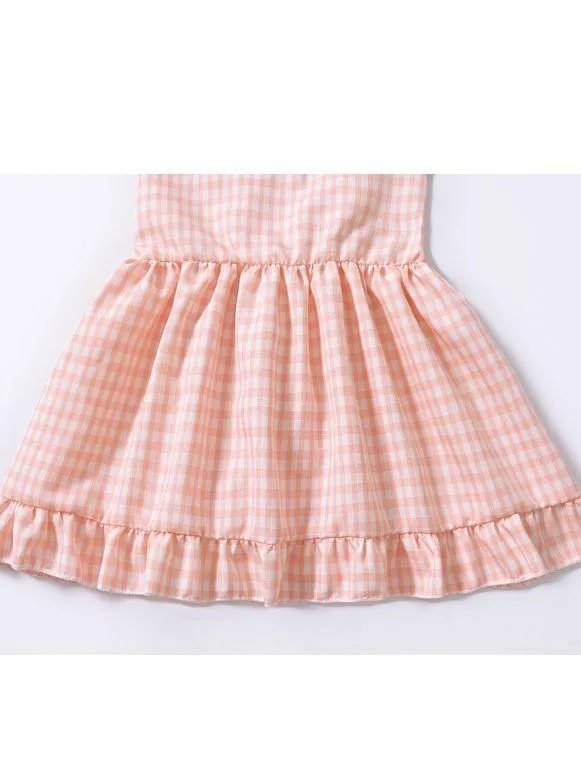 Fashion Toddler Infant Girl Summer Ruffle Sleeve Casual Dress