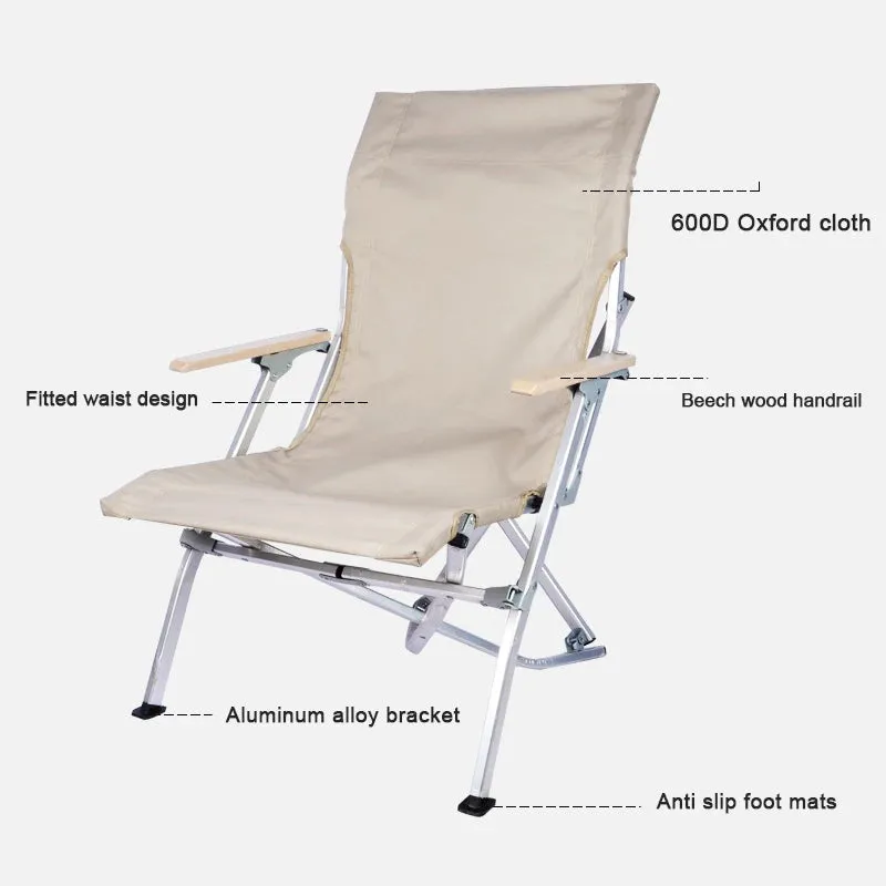 Folding Camping Chair Camping Chair 캠핑의자 Fishing Chair Aluminum Alloy Portable Extended Outdoor Travel Camping Fishing Tools