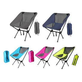 Folding Camping Chair Fishing Seat for Outdoor Hiking Backpacking BBQ Pinici 110kg