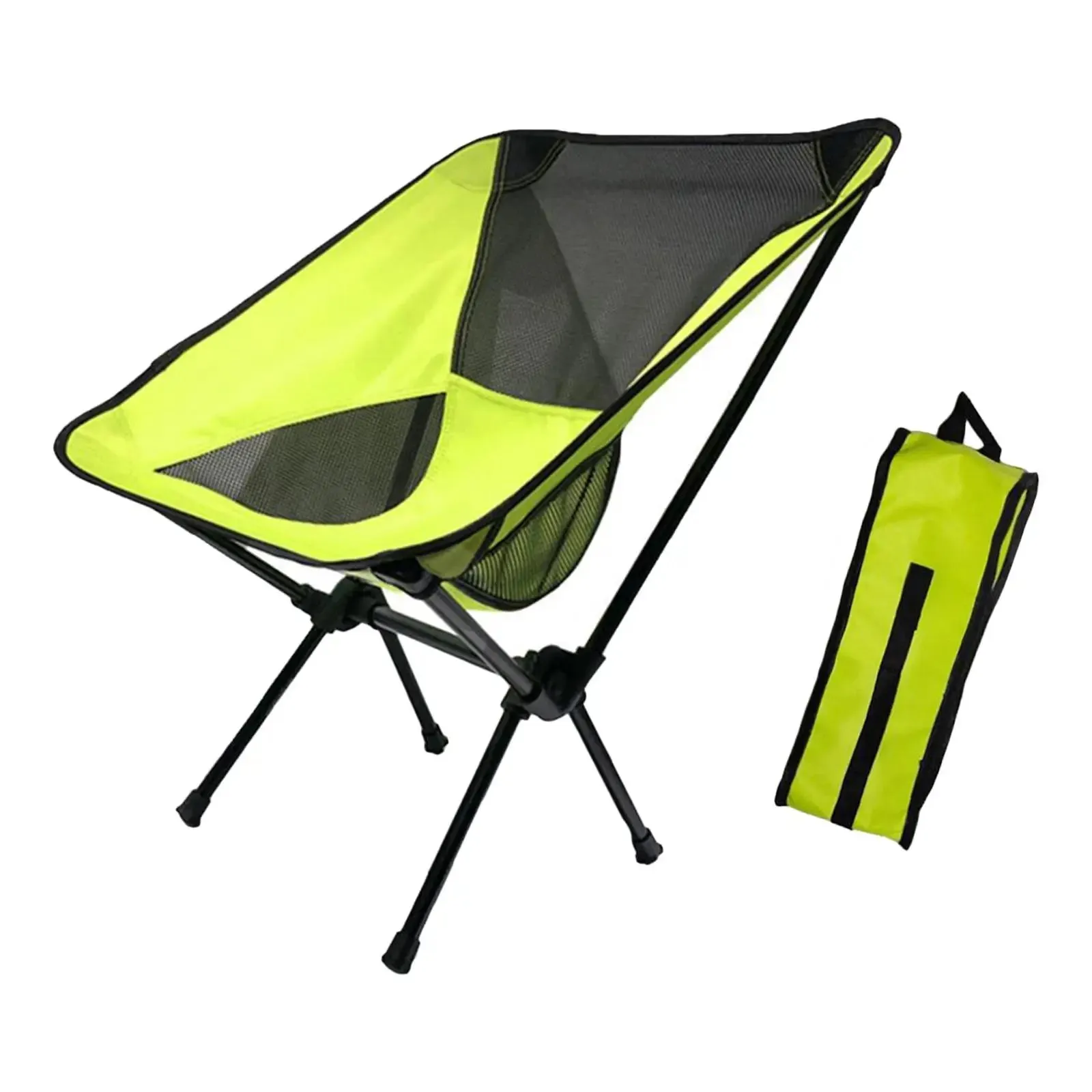 Folding Camping Chair Fishing Seat for Outdoor Hiking Backpacking BBQ Pinici 110kg