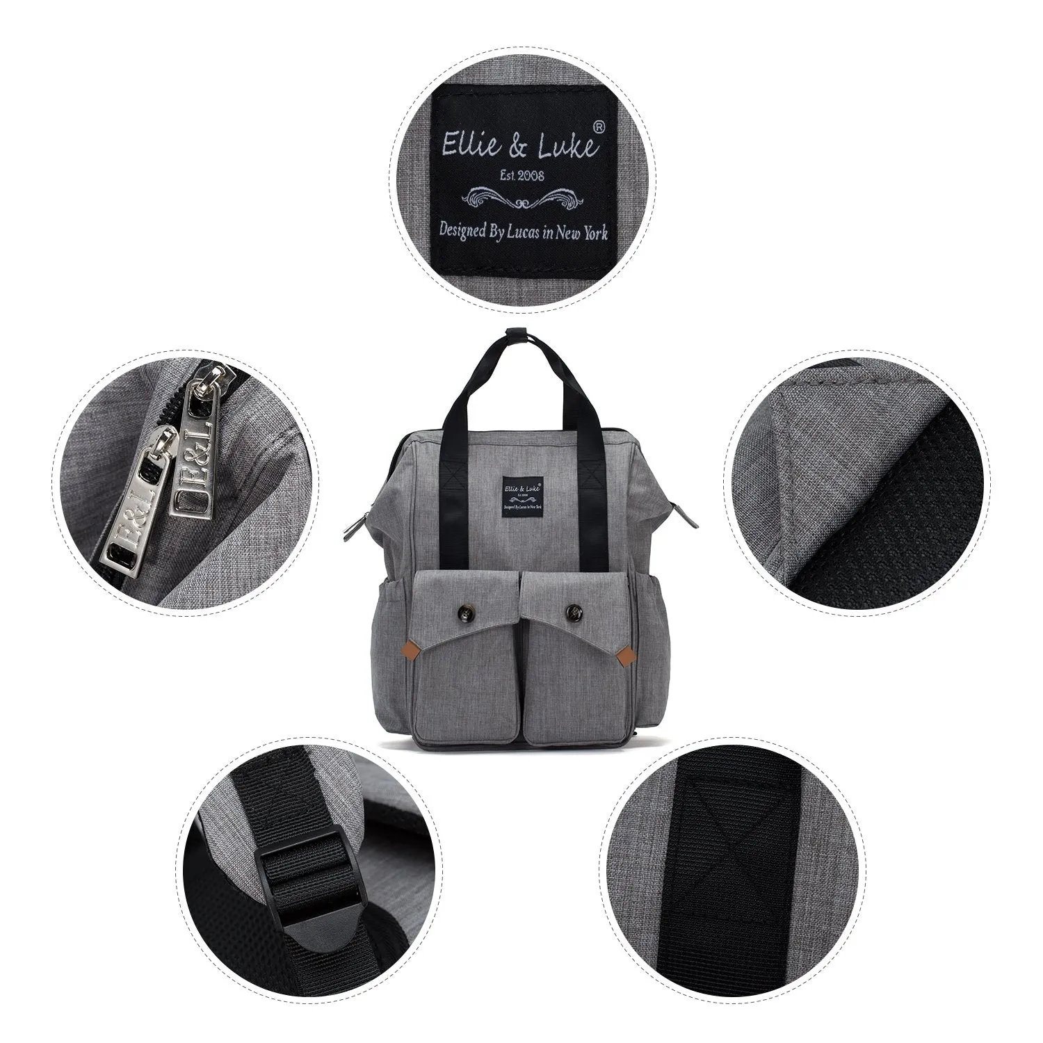 Frank Mully's Rockaway Beach Backpack Diaper Bag