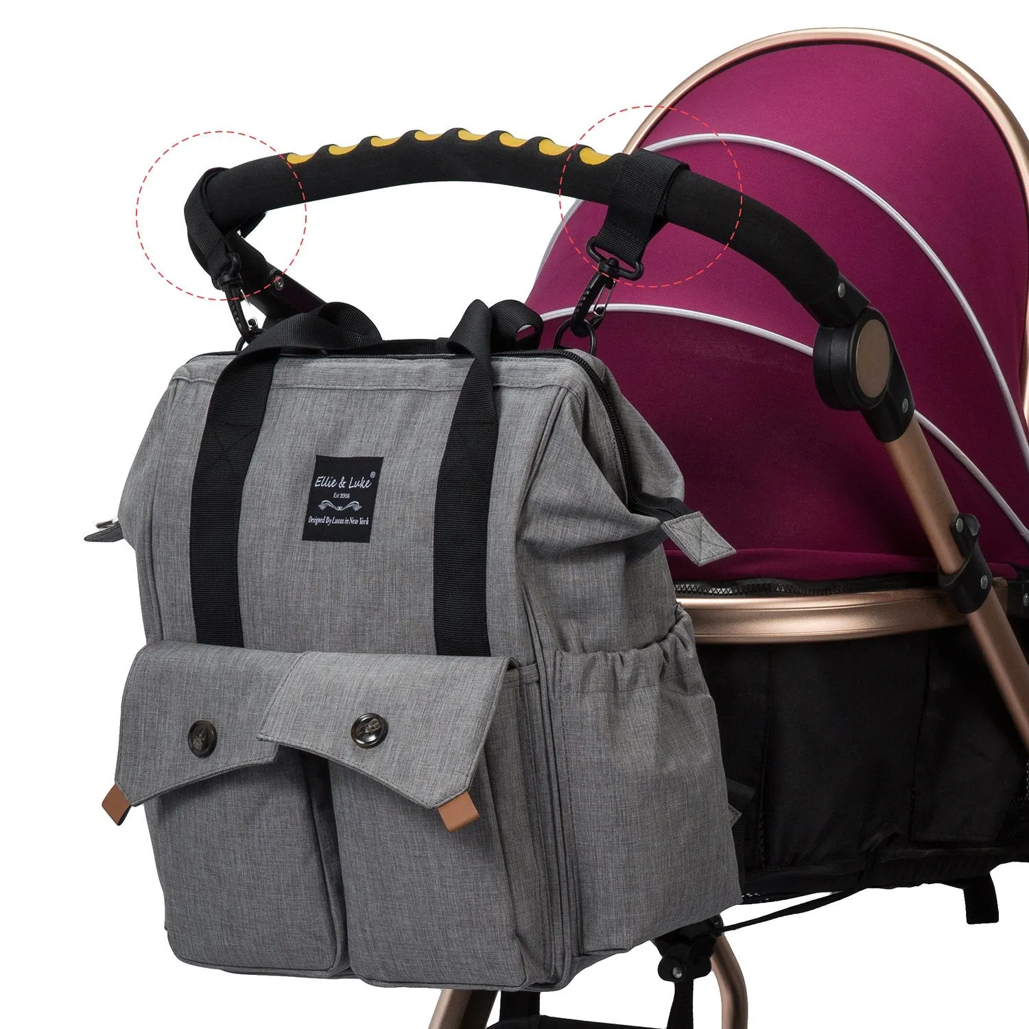 Frank Mully's Rockaway Beach Backpack Diaper Bag