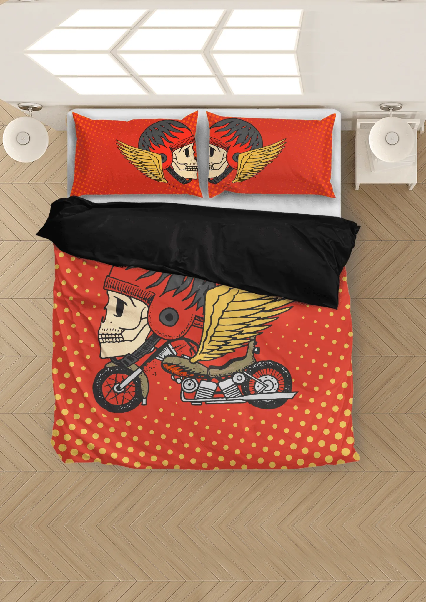 Funky Motorcycle Bedding Sets