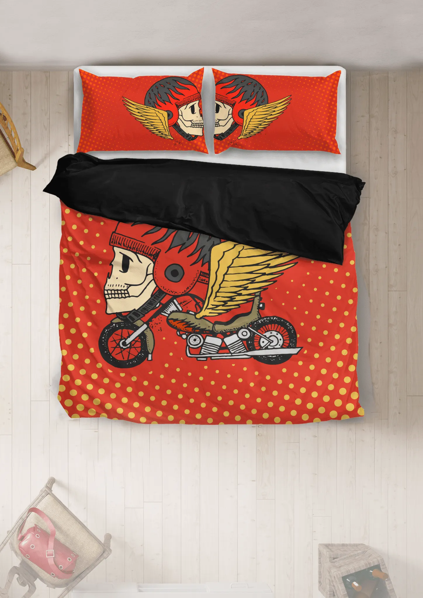 Funky Motorcycle Bedding Sets