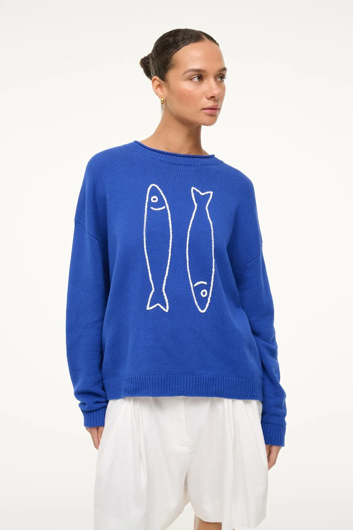 GIADA SWEATER | PIER BLUE