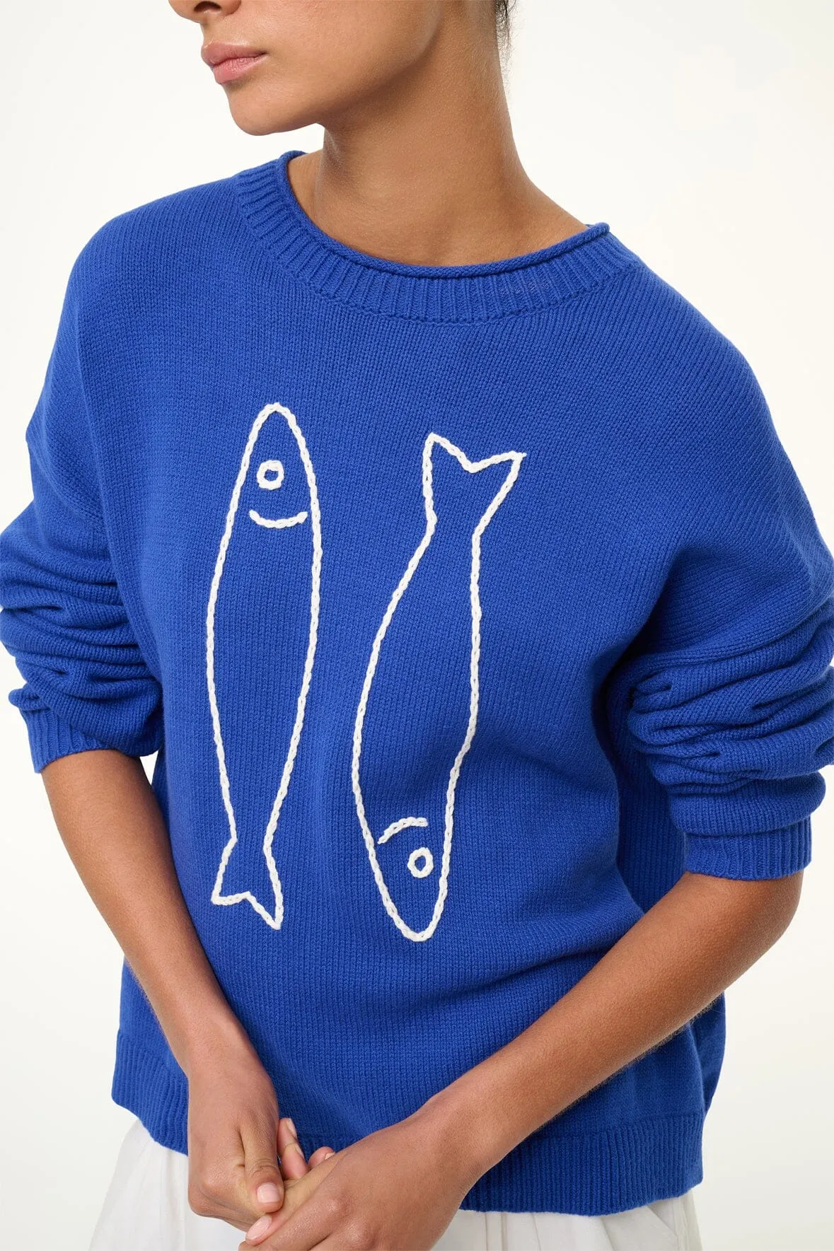 GIADA SWEATER | PIER BLUE