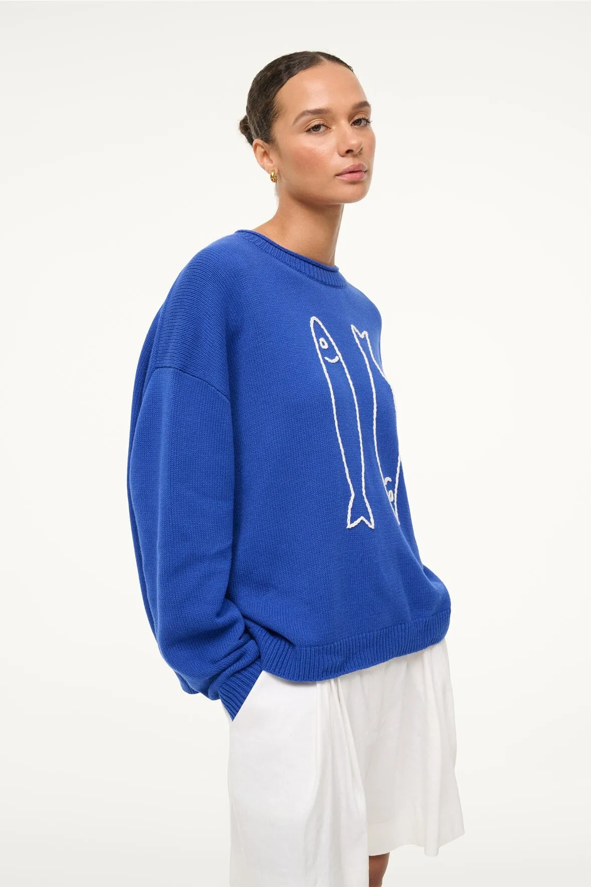 GIADA SWEATER | PIER BLUE