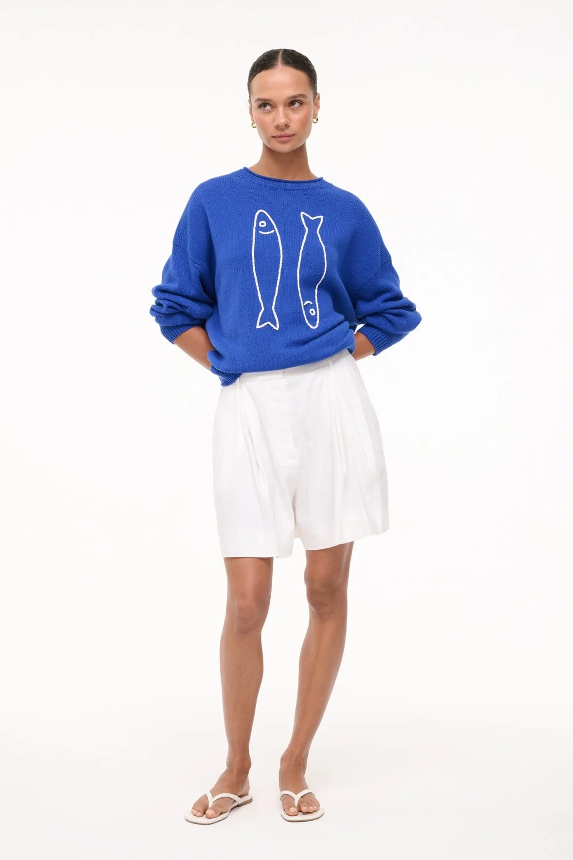 GIADA SWEATER | PIER BLUE