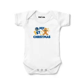 Golden State Warriors "My First Christmas Gingerbread" Bodysuit