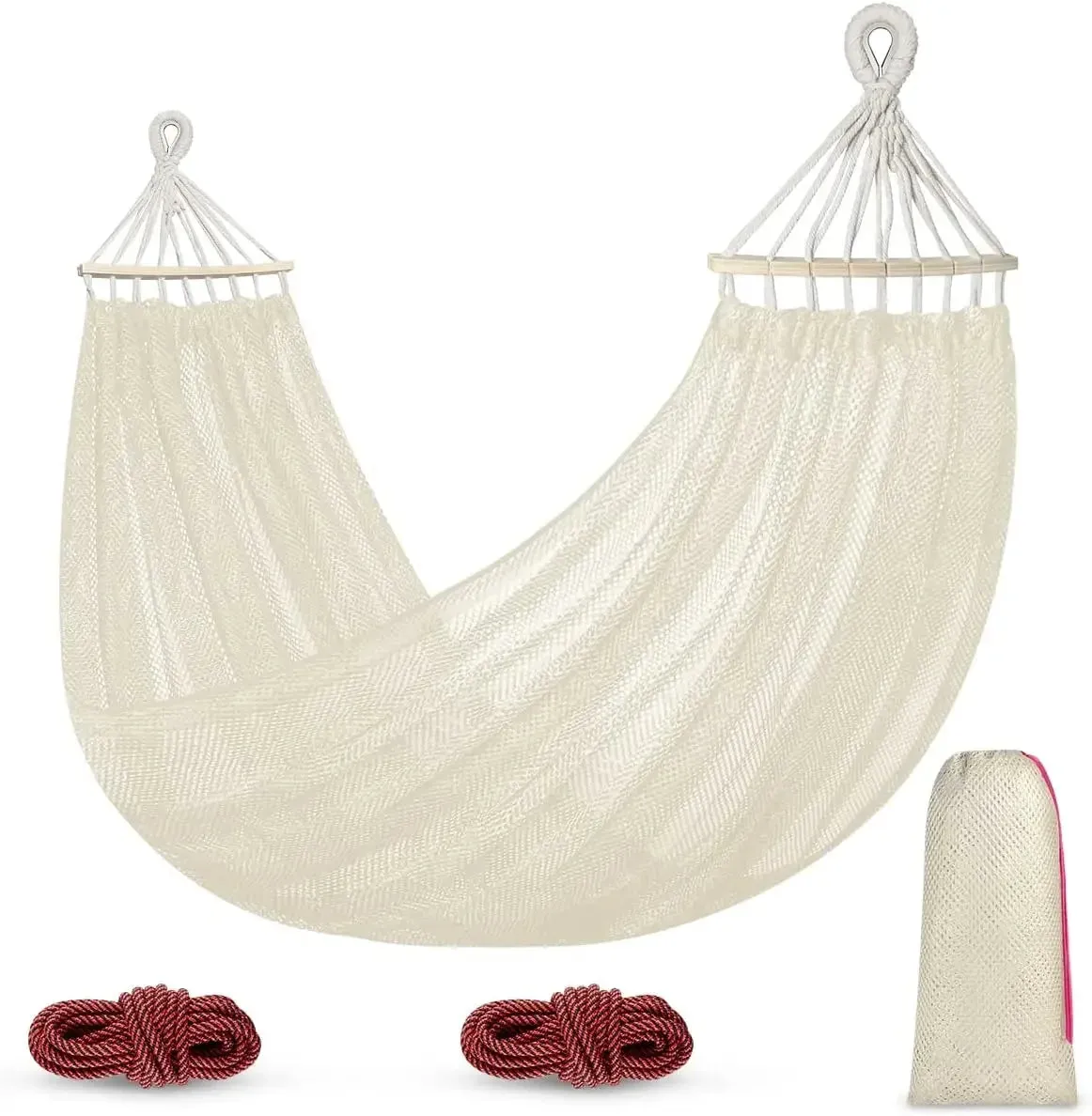 Hammocks，Camping trip, oversized, breathable, durable, quick drying, portable with accessories Hammocks