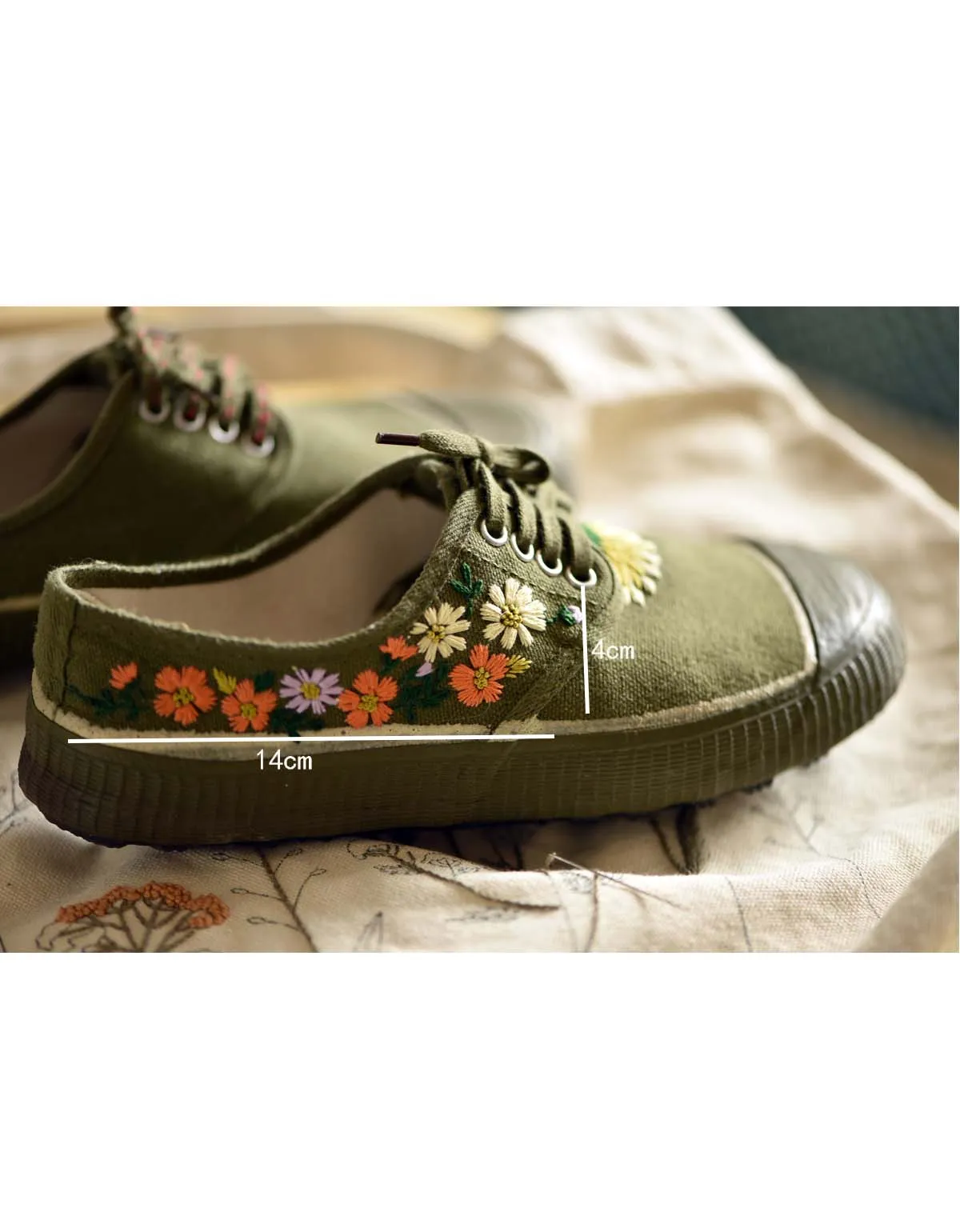 Handmade DIY Embroidered Flowers Materials (Including DIY materials)