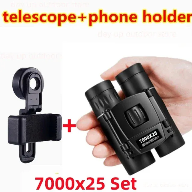 HD Zoom Portable Powerful Binoculars  Long Range BAK4 Telescope Folding FMC Optics For Hunting Sports Outdoor Camping Travel