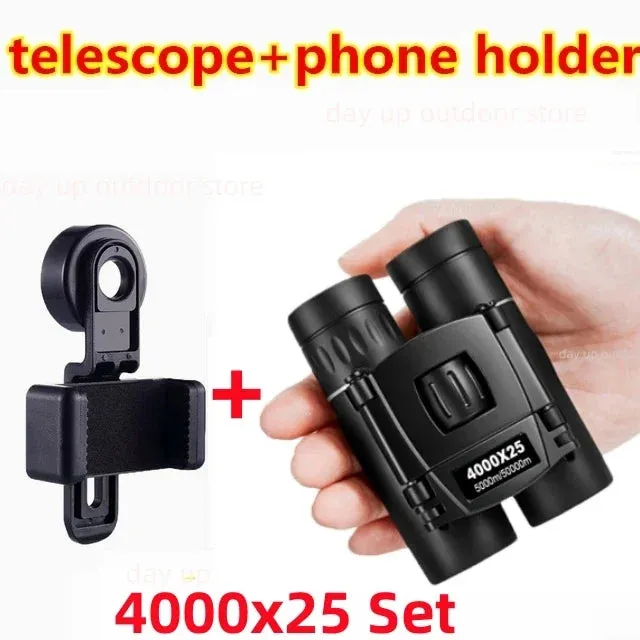 HD Zoom Portable Powerful Binoculars  Long Range BAK4 Telescope Folding FMC Optics For Hunting Sports Outdoor Camping Travel