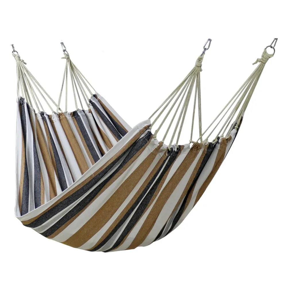 Heavy Duty Hammock with Metal Frame Free Standing Swinging Camping Travel Chair Tropical for Outdoor Patio Lawn