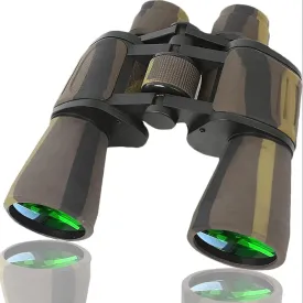 High-power military binoculars 20x50 compact waterproof birdwatching travel hunting star-watching BAK-4 prism FMC lens for adult