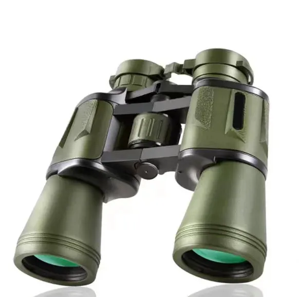 High-power military binoculars 20x50 compact waterproof birdwatching travel hunting star-watching BAK-4 prism FMC lens for adult