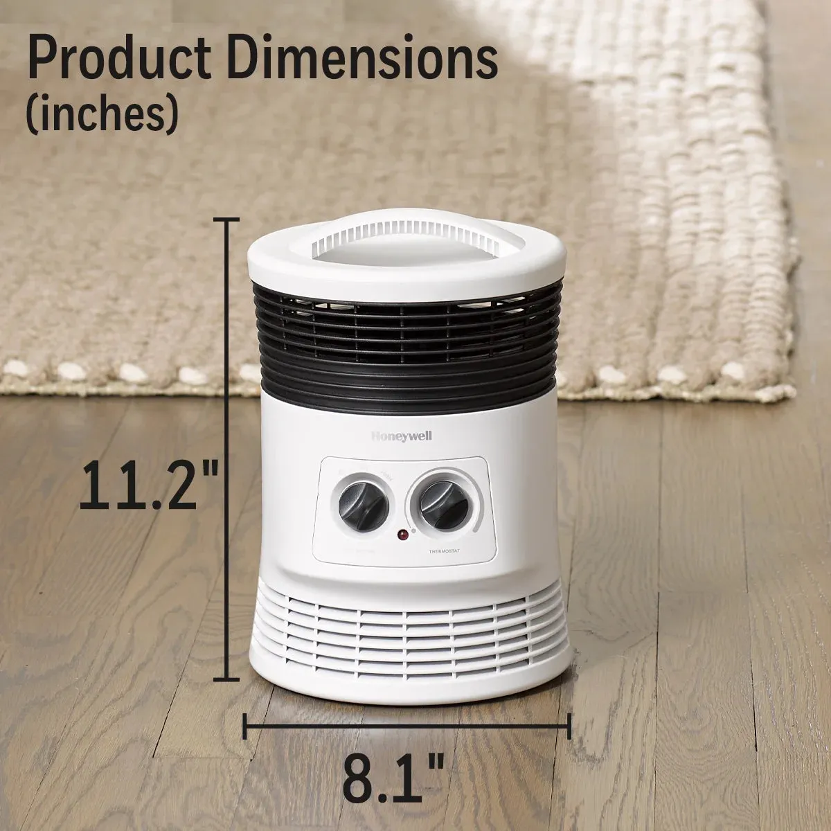 Honeywell 360 Surround Fan Forced Heater, New, White, HHF360W