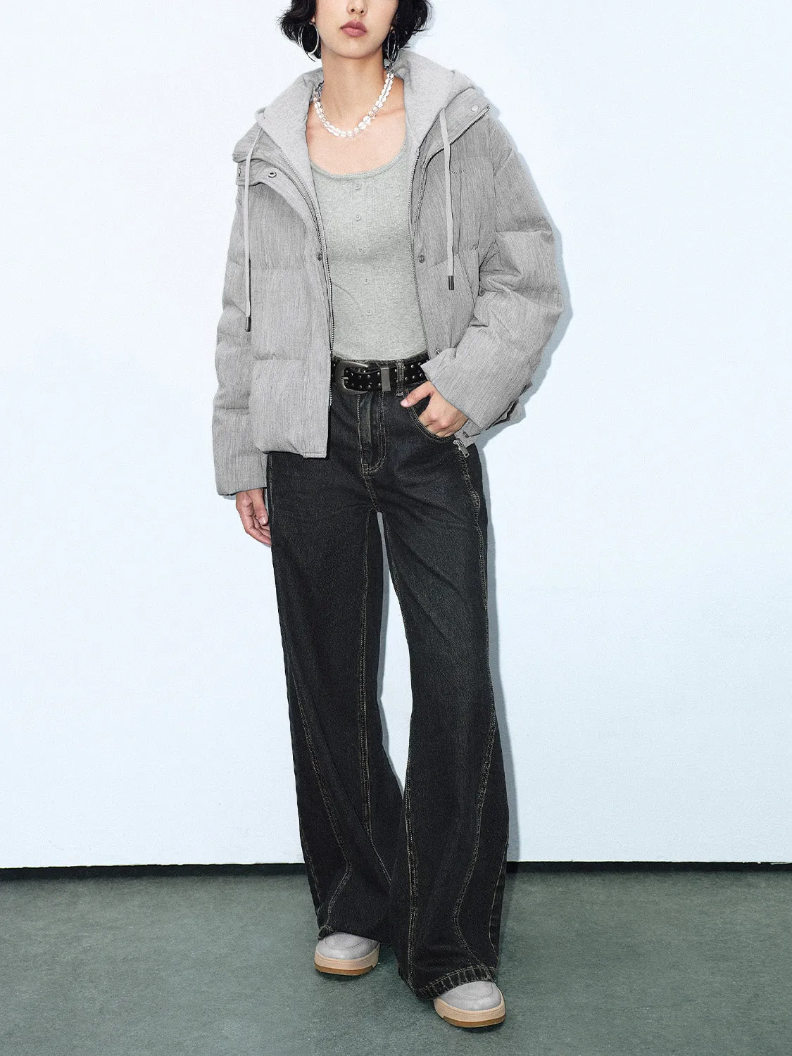 Hoodie Padded Down Outerwear