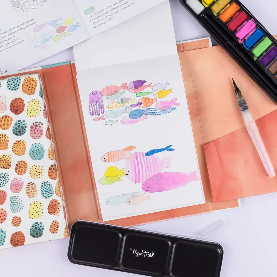 How to Paint Watercolour Animals - Kids Art Activity Set
