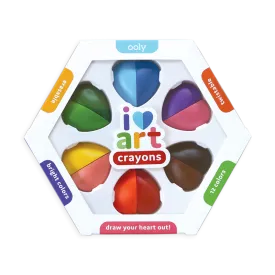 I Heart Art Erasable Crayons