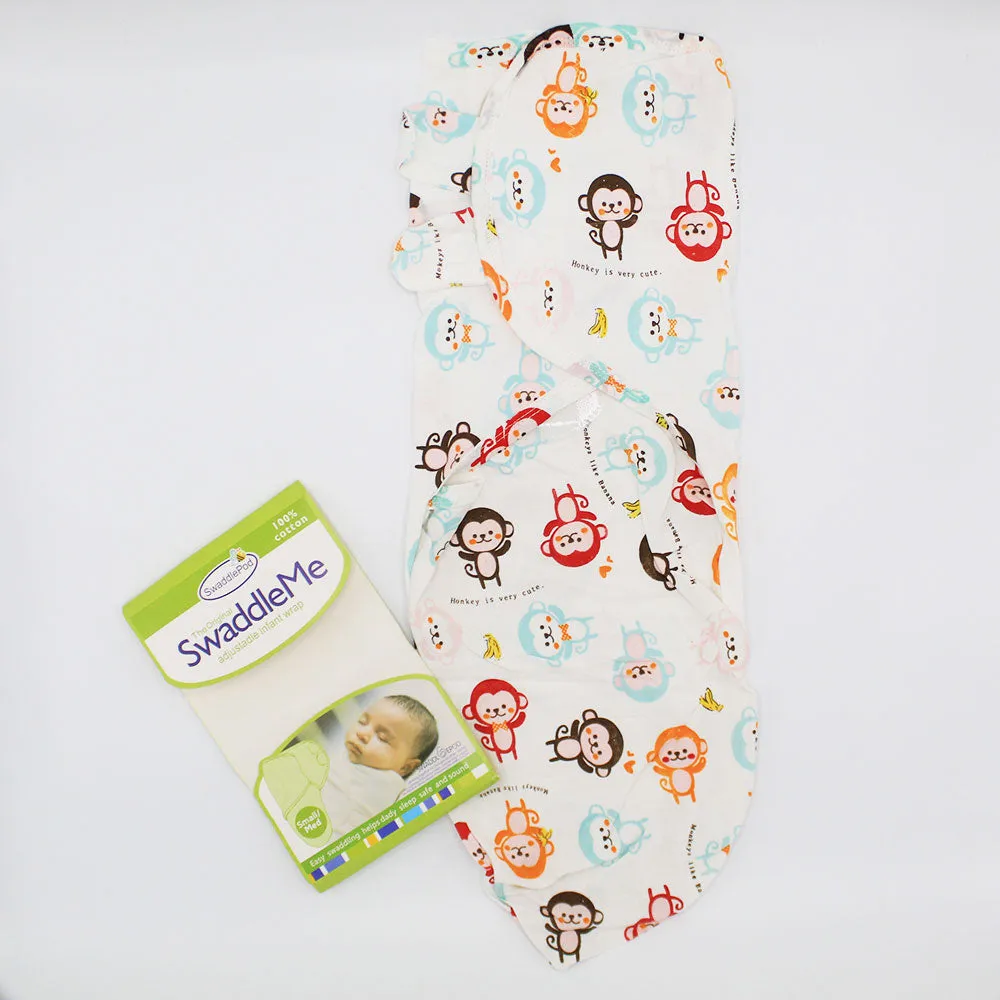 Imported Super Soft 100% Cotton Swaddle Me for 0-6 Months