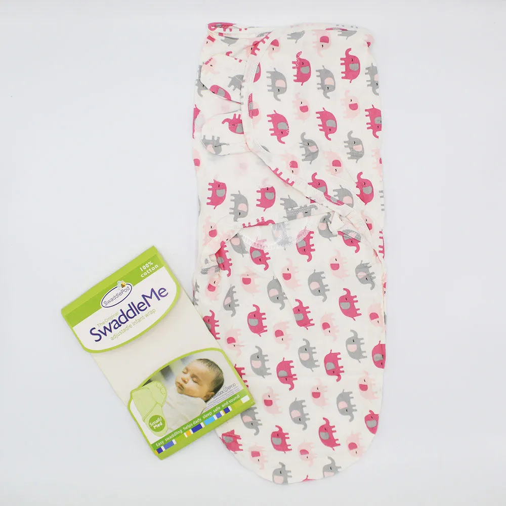 Imported Super Soft 100% Cotton Swaddle Me for 0-6 Months