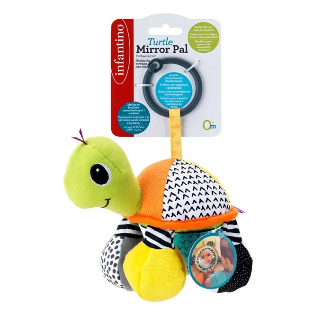Infantino 005054 Turtle Mirror Pal - Green (0m )