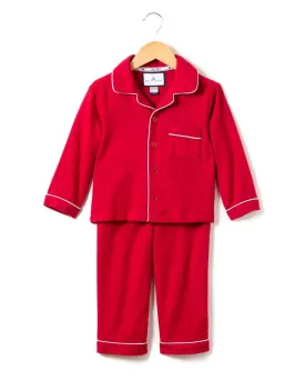 Kid’s Red Flannel Pajama Set