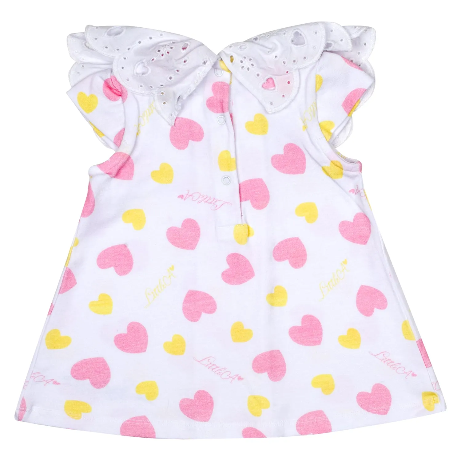 Little A - Pink 2 piece dress and pants set, Joanie