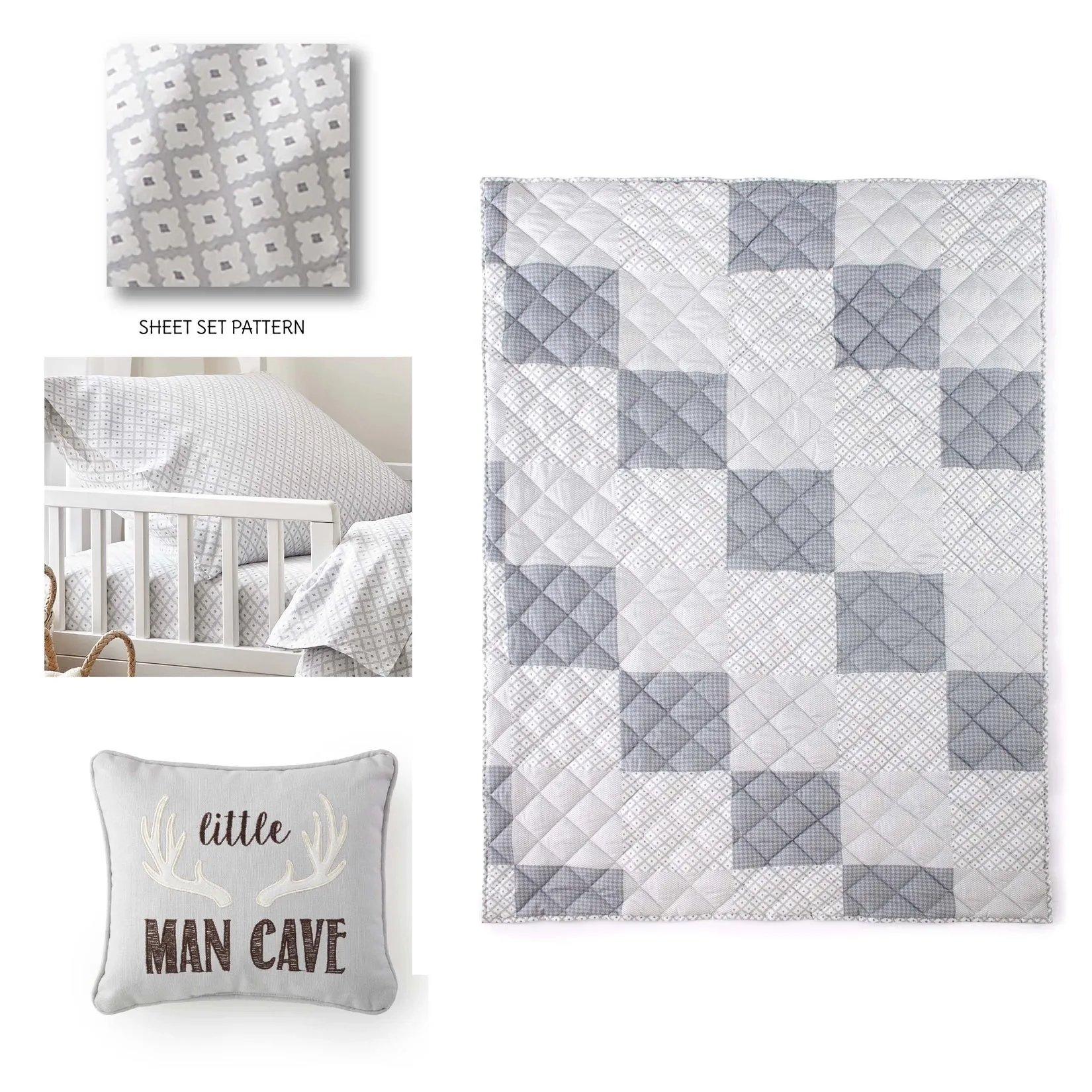 Little Man 5-Piece Toddler Bedding Set