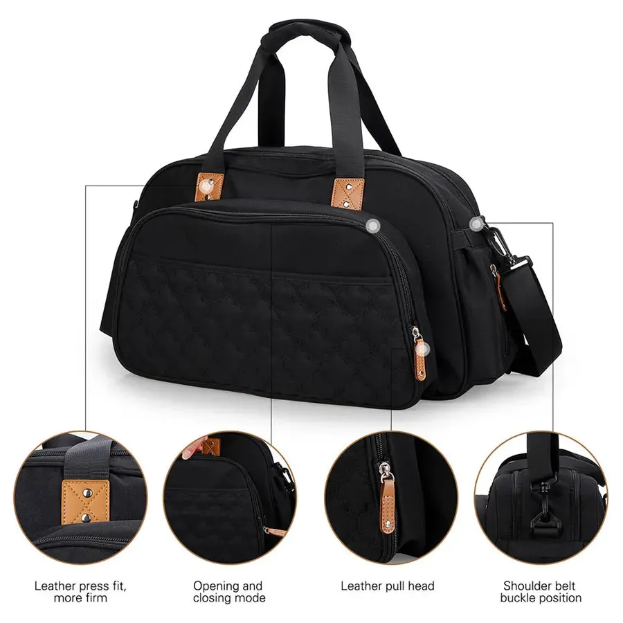Little Story Bed in a Bag Quilted (Black)