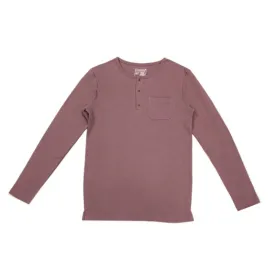 L'ovedBaby Organic Thermal Men's Long Sleeve Shirt - Amethyst