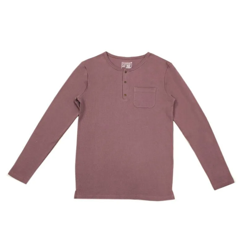 L'ovedBaby Organic Thermal Men's Long Sleeve Shirt - Amethyst