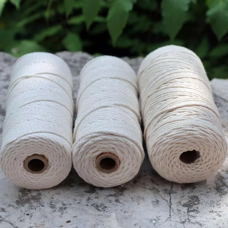 Macrame cord Rope braid cotton rope thickness 1mm,2mm,3mm