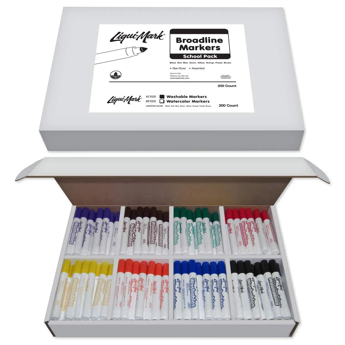 Markers (Washable Broadline Class Pack)