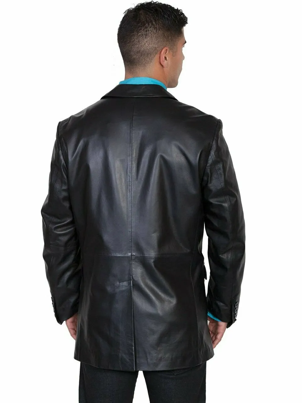 Men's Lamb Leather Blazer by Scully Leather 906-198