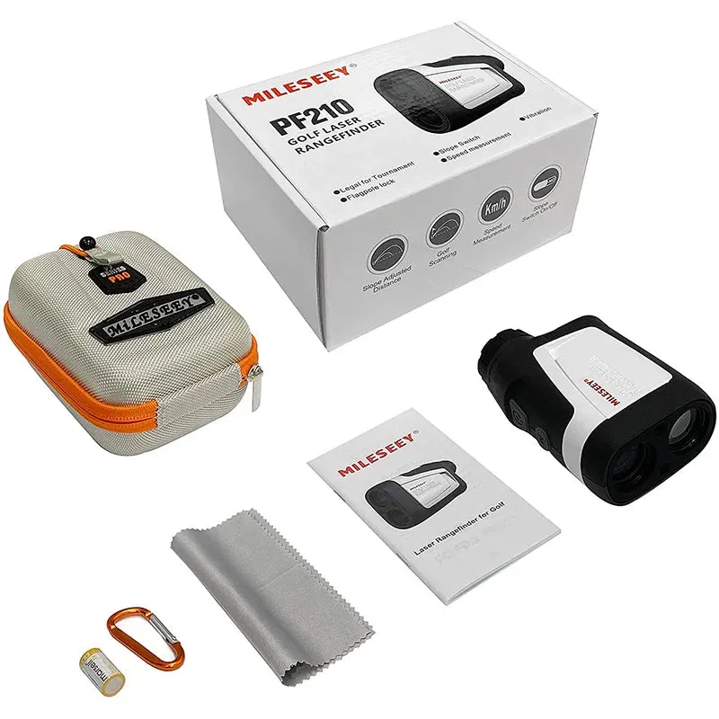MILESEEY Rangefinder Golf 600M  Laser Range finder, Professional Golf Distance Meter with Slope Switch, Necessary Golf Supplies